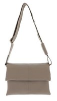 Seidenfelt Manufaktur Heby Crossbag UmhäNgetasche Tasche Light Taupe / Gold Neu