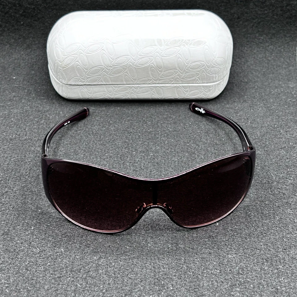 Gafas de sol Oakley envolventes sin aliento ciruela antiguas 05-944 130 usadas Foto 2 de 4