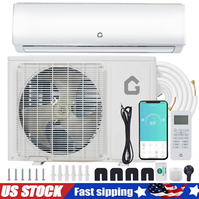 12000 BTU Mini Split Air Conditioner Ductless AC Heat Pump System 21 SEER2 WIFI