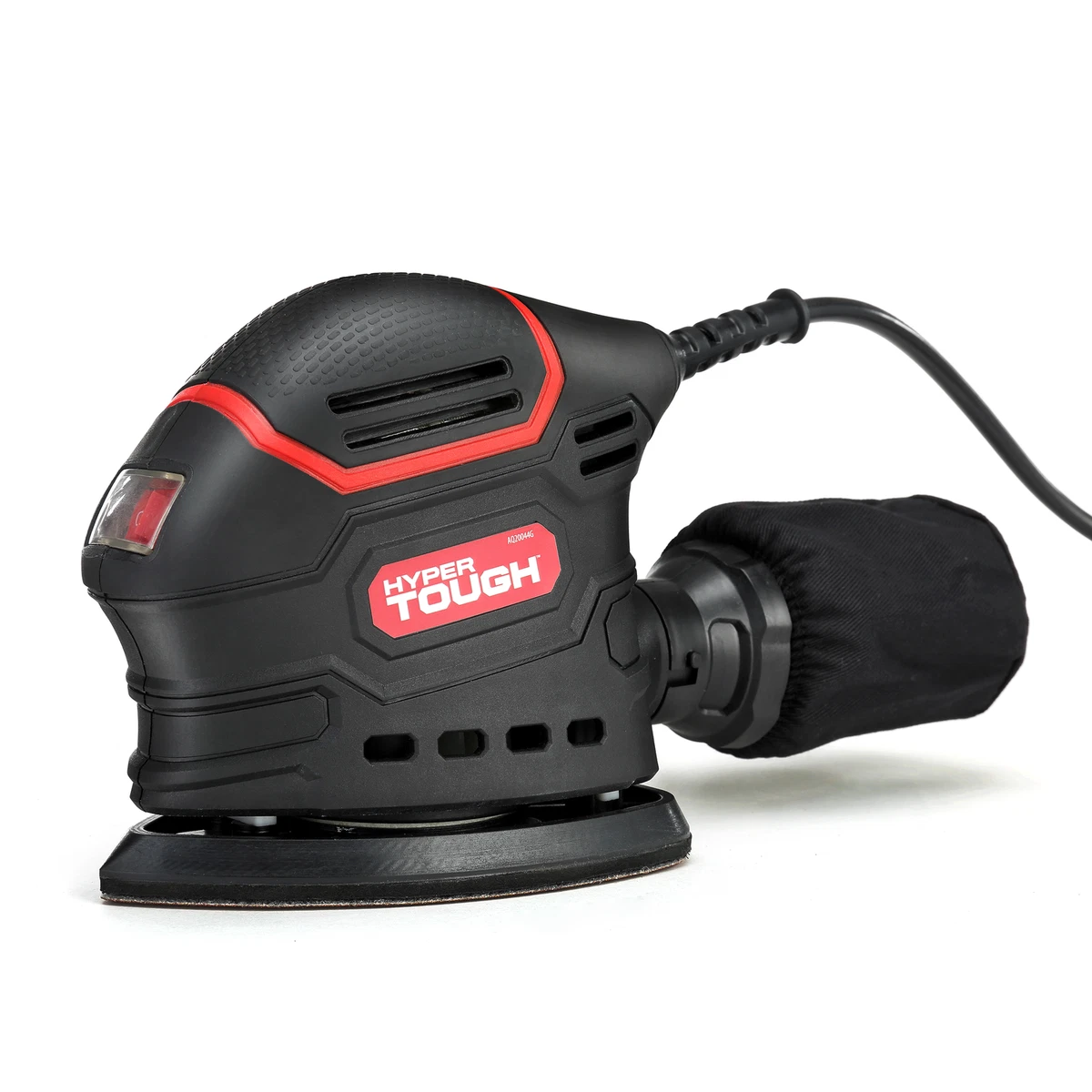 Hyper Tough 2.5 Amp Corded 5 inch Orbital Sander with Dust Bag, Vacuum Hose  Adapter & 3 Sanding Sheets (60, 80, & 120 Grit) 