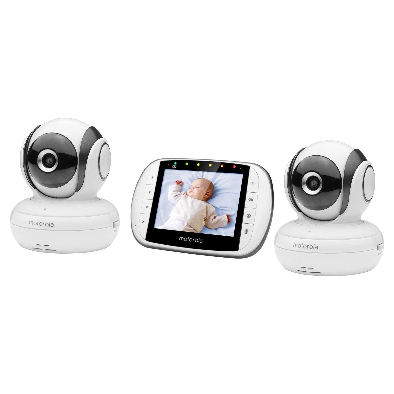 MOTOROLA VIDEO BABY MONITOR 2 Cameras, 3.5" Color MBP36S-2