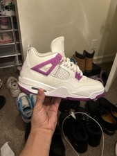 Jordan 4 Hyper Violet nuove con scatola. 100% autentico
