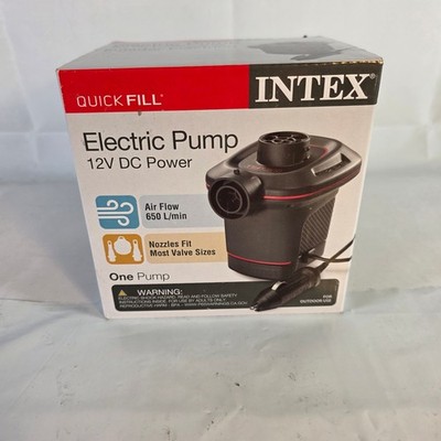 Intex Quick Fill 12V DC Electric Air Pump 650 L/min New
