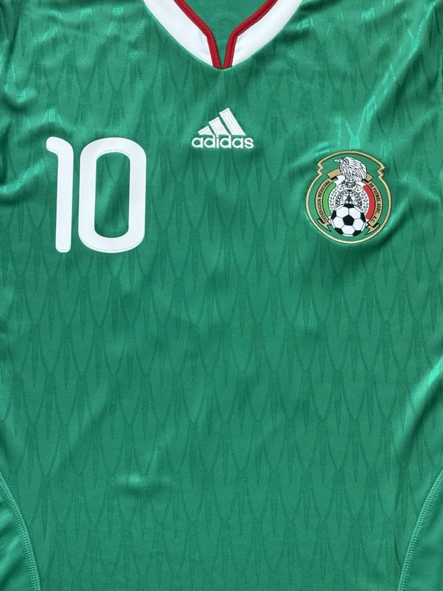 2010 Mexico Home Jersey #10 Giovani Dos Santos Small adidas World