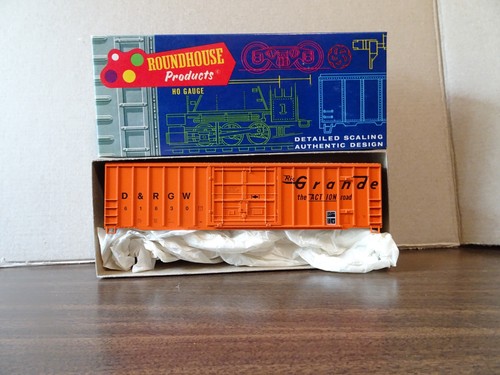ROUNDHOUSE HO FMC 50' Enchufe Puerta Caja Coche 61630 D&GRW 3629 Kit | Zustand: Used