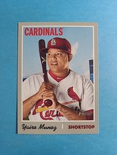Yairo Munoz 2019 Topps Heritage Baseball Card # 312 J5923