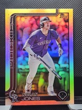 2025 Topps Series 2 - Nolan Jones #403 Rainbow Foilboard