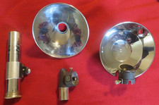 VINTAGE HEILAND RESEARCH PHOTOGRAPHER'S FLASH HANDLE  TWO REFLECTORS LIGHTSABER