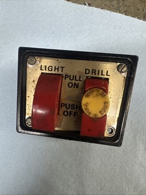 CRAFTSMAN 113 15-1/2 Inch DRILL PRESS -POWER SAFETY & LIGHT SWITCH WITH KEY
