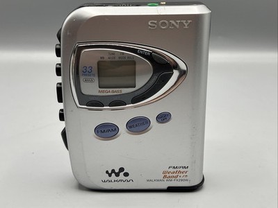 Sony Walkman WM-FX290W FM/AM Weather Band Portable Mobile Cassette Player Radio