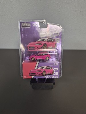Enigma Exclusive Pop Race 1/64 Scale Pandem Civic EG6 Pink Model Car Pre008