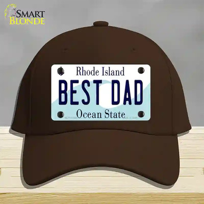 Best Dad Rhode Island State Novelty License Plate Hat