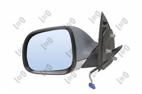 ABAKUS 4058M03 Power Electric Left Chrom Aspheric Heated 5-Pin Outside Mirror
