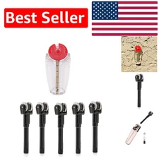 Classic Black Flint Stone Replacement for Clipper Lighters - 5 Durable Pieces