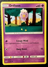 Drifloon 51/156 NM/LP Non Holo Asako Ito Crochet Art Ultra Prism Pokemon Card!