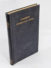 Vtg 1951 Cameron Hydraulic Data Book Engineering Ingersoll-Rand 12th Ed Leather