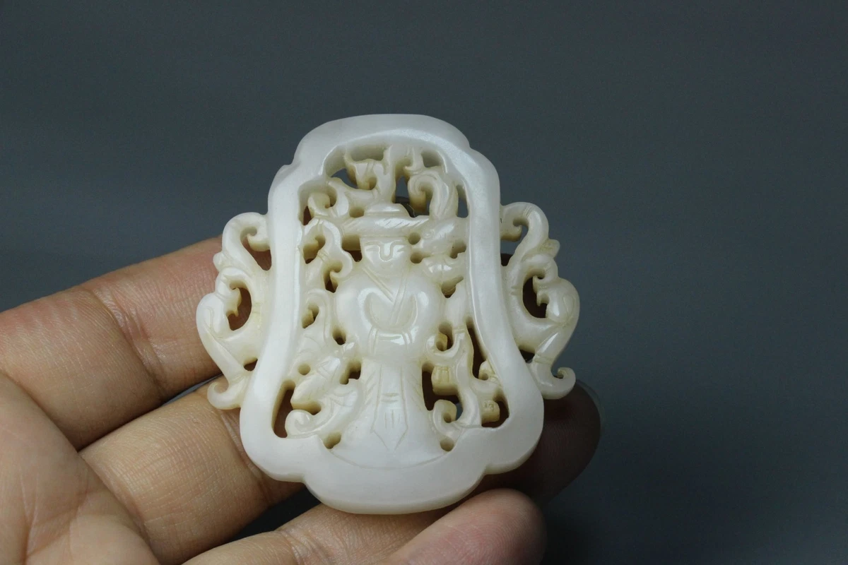 アンティーク 中国 ホワイト ジェード White Jade Asian Antiques for