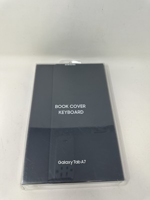 Samsung Galaxy Tab A7 Book Cover Keyboard, Gray EF-DT500UJEGUJ Sealed