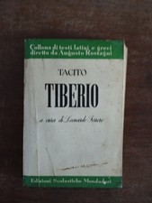 TIBERIO TACITO 1964 EDIZIONI SCOLASTICHE MONDADORI