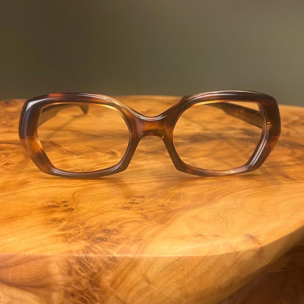 Tortoise Adult Unisex Square Vintage Eyeglasses for sale | eBay display picture 1