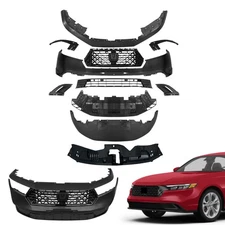 Front Bumper Cover Grille Lip Bracket Assembly For 2023 2024 Honda Accord Sedan