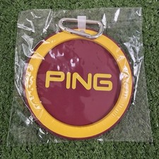 Ping Golf Putting Disc Bag Tag Coaster Maroon Gold Play Your Best 4?