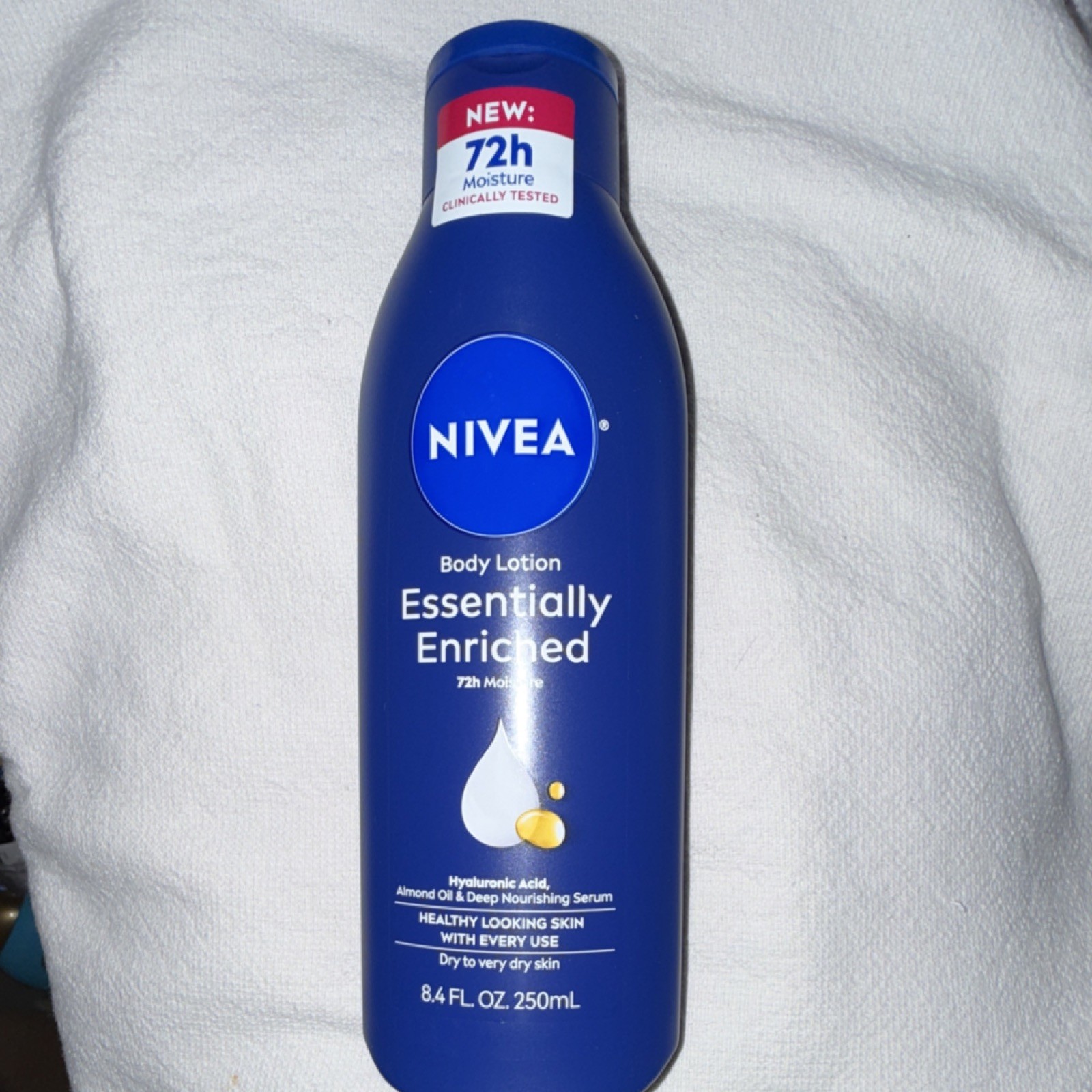 NIVEA Essentially Enriched Lotion with Hyaluronic Acid & Almond Oil 8.4 oz