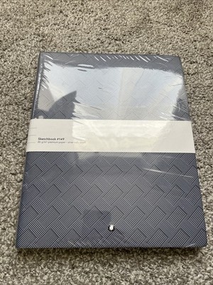 Montblanc 149 Notizbuch Skizzenbuch Rohling 85g/m² Silberschliff Montblanc Monogramm