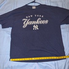 Majestic New York Yankees MLB Officially Licensed Navy Blue Fan Baseball T-Shirt