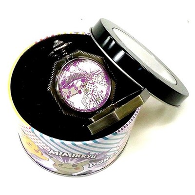 Mimikyu Premium Octagonal Relief Pocket Watch Pokemon Sun and Moon