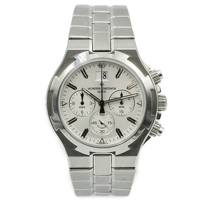 Vacheron Constantine Overseas Chronograph 49140 Silver Dial 40mm
