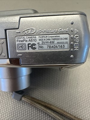 Fujifilm Digital Camera FinePix A610 For Parts | eBay