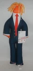 Donald Trump MAGA Dammit Doll Voodoo Plush Stress Relief Orange & Blue 13" Tall