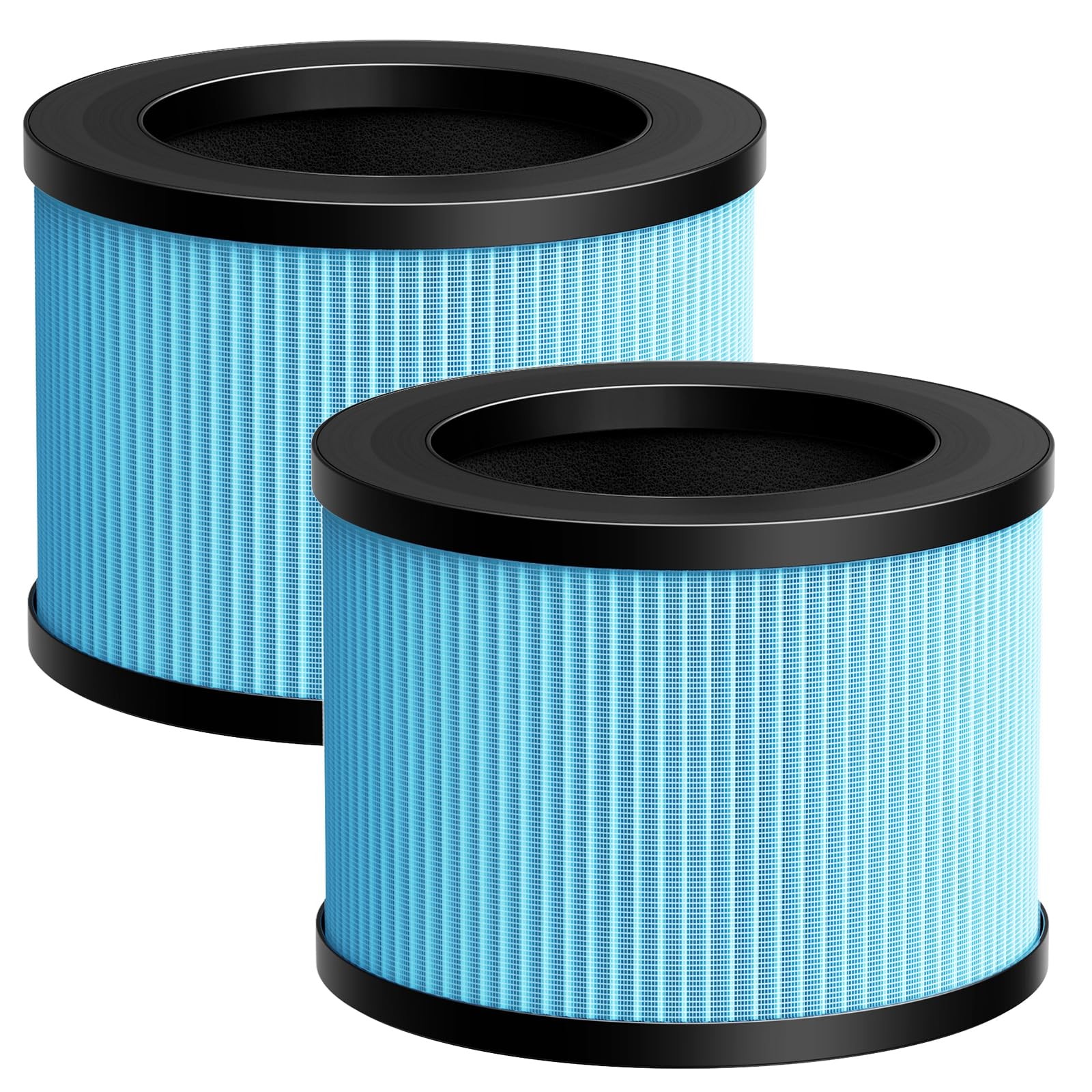 2-Pack True HEPA Filters for MK-01 MK-06 TZ-K1 Air Purifiers