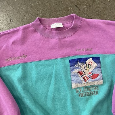 Adidas Vintage 80s Olympic Oslo/Melbourne AUS Crewneck Sweatshirt