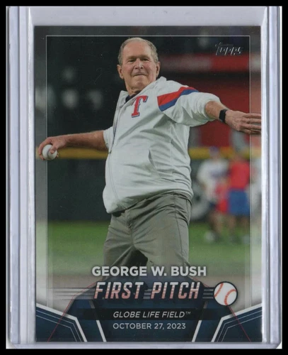 2024 Topps #FP-5 George W. Bush First Pitch