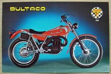 BULTACO Sherpa T 350 Motorcycle Sales Spec Leaflet c1977 Ref 199.34-001