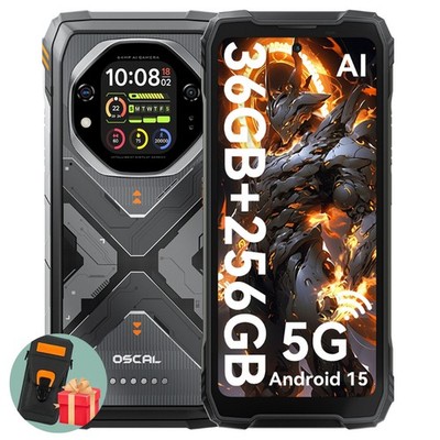 Blackview OSCAL TANK 1 5G AI Outdoor Smartphone 36GB+256GB 20000mAh Handy NFC