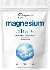 Pure Magnesium Citrate Powder (Citrato de Magnesio en polvo), 2 Pounds (32... 