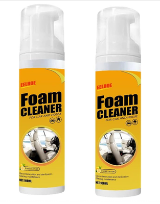 #ad 2Pcs Multipurpose Foam Cleaner Spray 100ml Foam Cleaner for car and House Lemon $9.99