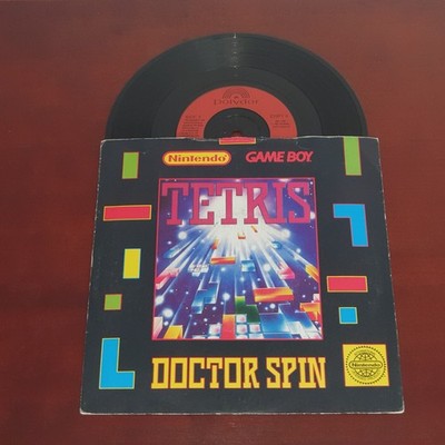 Rare vintage 1992 Nintendo NES Game Boy Tetris 7'' vinyl record music Doctor CIB