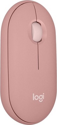 Logitech Pebble Mouse 2 M350s Slim Bluetooth/Wireless Mouse   Tonal Rose