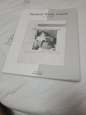 Student Study Guide for Use with Human Development by James Wilfrid Vander...