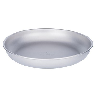 Titanium Camping Plate Dishes Saucer Lightweight Round Dinnerware Set Stackab...