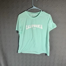 SHEIN T-Shirt Women’s Size XL Green California 1998 