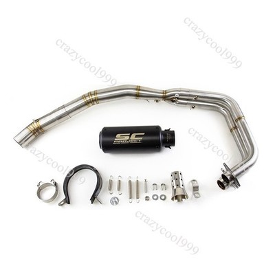 For Kawasaki Z400 Ninja 400 2017-2022 Full System Exhaust Muffler Header Pipe