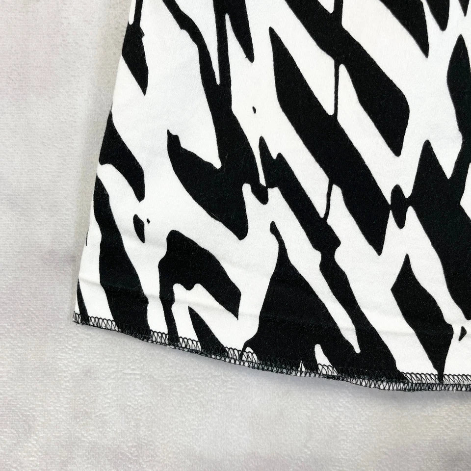 Falda A Byer Mujer Pequeña Negra Blanca Gráfica Mini Algodón Spandex Preppy Y2K Foto 3 de 4