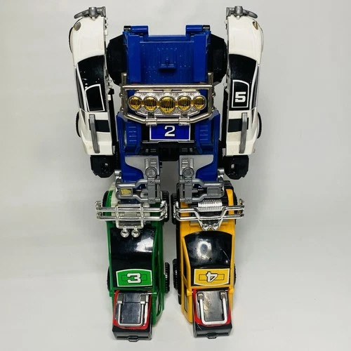 Mighty Morphin Power Rangers Bandai Deluxe Turbo Megazord 1996 Vintage