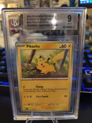 2025 POKEMON SVP EN-SV BLACK STAR PROMO ILLUSTRATION CONTEST 2024 PIKACHU BGS 9