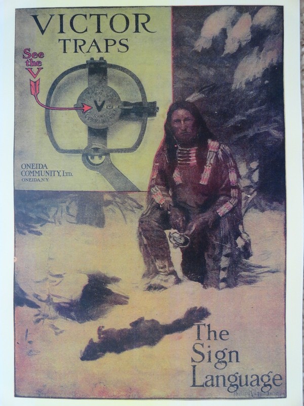 Victor Traps Advertising Poster Philip R. Goodwin "THE SIGN LANGUAGE" 